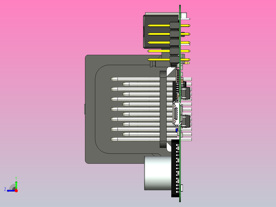 齿轮执行器右视图