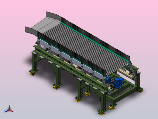 振动运输机正等轴测缩略图