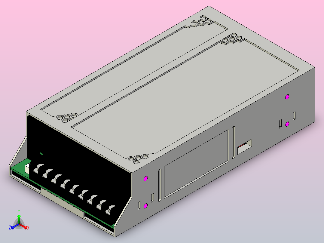 欧姆龙开关电源S8FS-C20024主视图