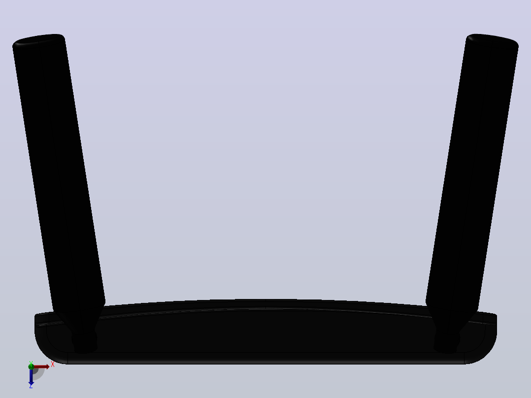 TP-Link TL-MR6400 300Mbps无线N 4G LTE路由器WIFI后视图