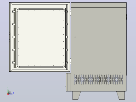 2KW烘烤箱机左视缩略图