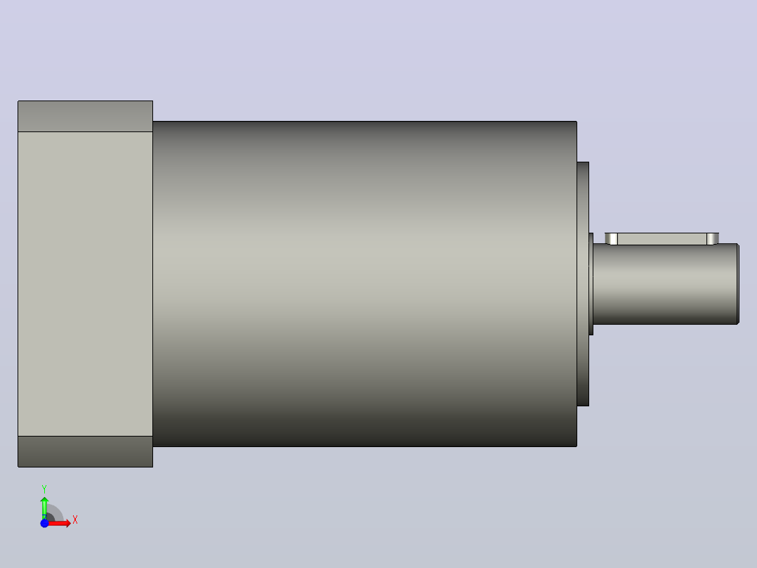 间隙减速器gearbox_gbx080015k_gbk_080_070_2_f前视图