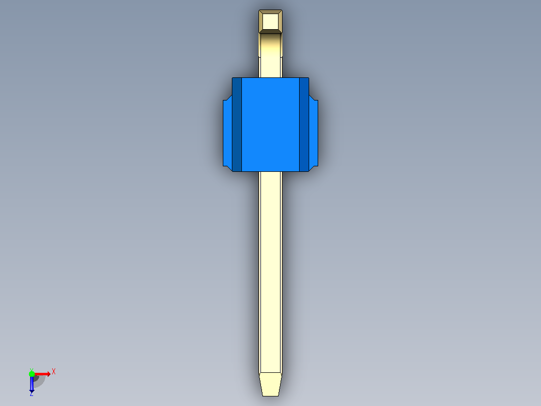 DS1022彩色排针 蓝色 02P 100mil 类型SMT 版本1.0.zip.zip俯视图