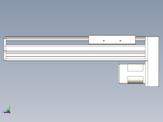MTH14标准螺杆滑台[MTH14-L#-200-BM-P20-C3]右视缩略图