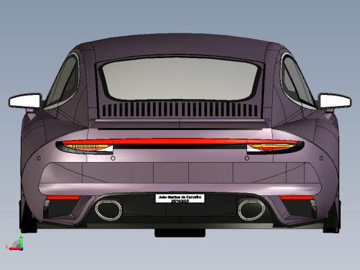 Porsche 911 - Replica保时捷跑车外壳后视缩略图