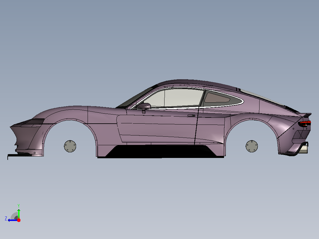 Porsche 911 - Replica保时捷跑车外壳右视图