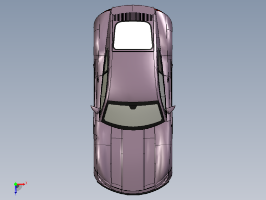 Porsche 911 - Replica保时捷跑车外壳俯视缩略图