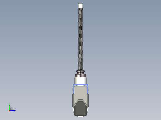 YBLXW-6_11W1微动开关三维模型202101左视缩略图