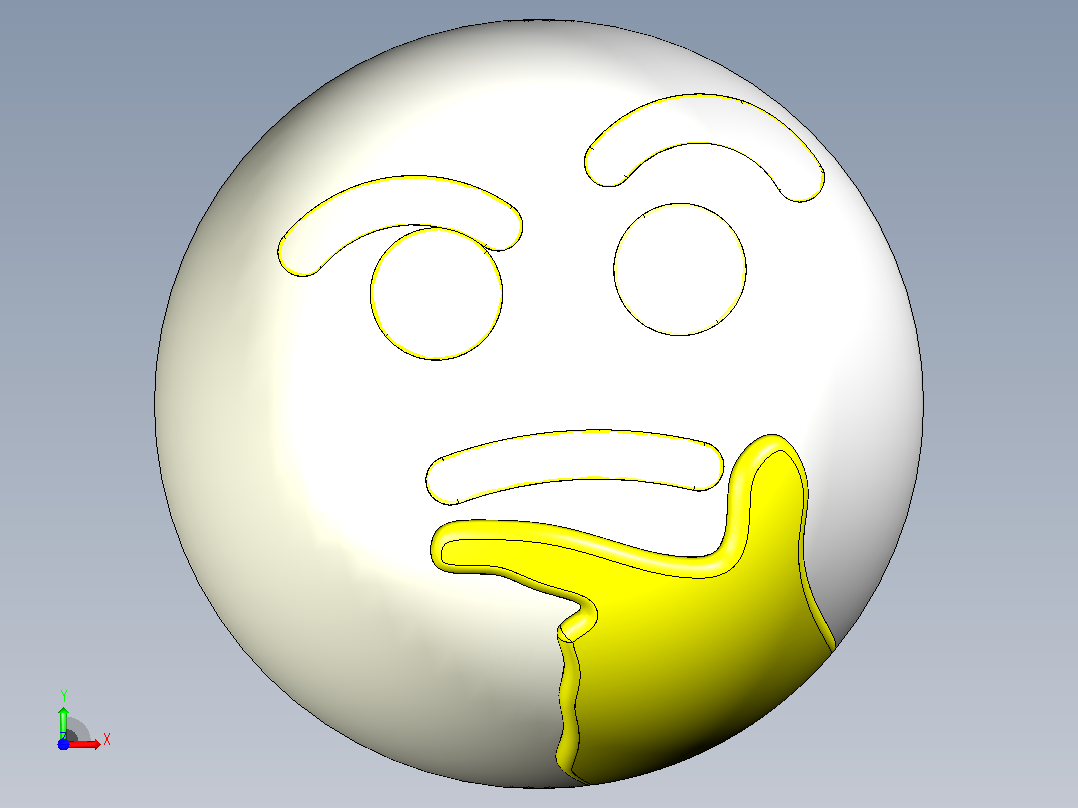 EMOJI - 思考前视图