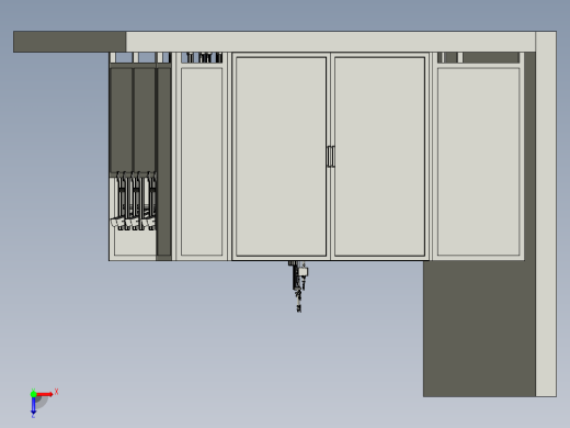 自动组装线stp俯视缩略图