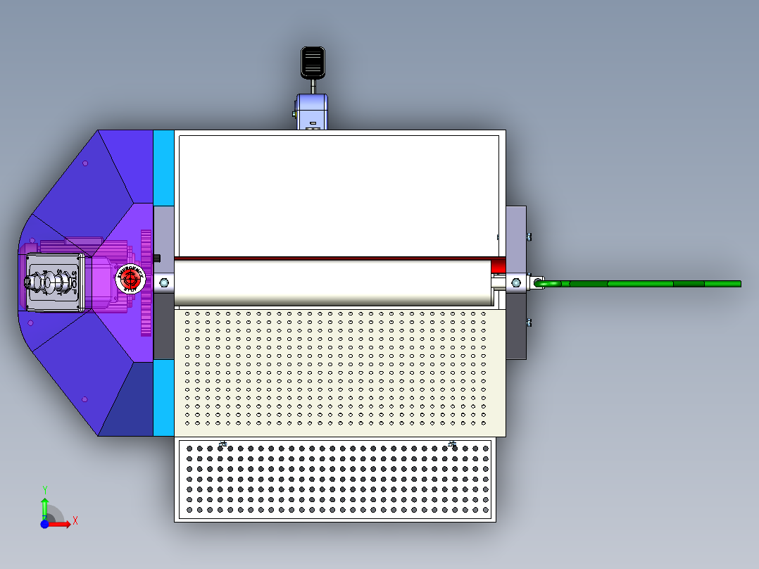 毛巾绞拧器前视图
