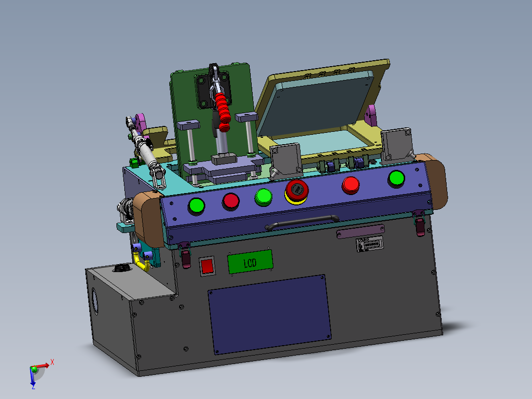 半自动化连杆测试治具