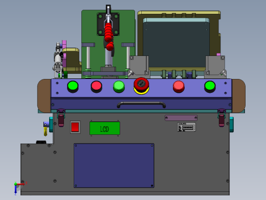 半自动化连杆测试治具俯视缩略图