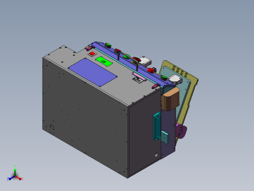 半自动化连杆测试治具正等轴测缩略图