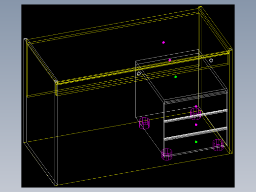 室内家具及植物的维模型十二-B056