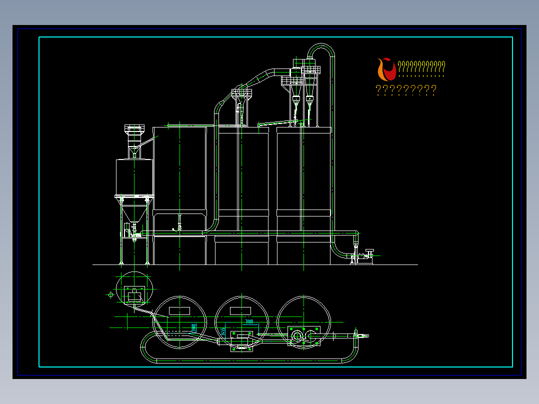 蜗壳式40t／h粉煤灰分选系统