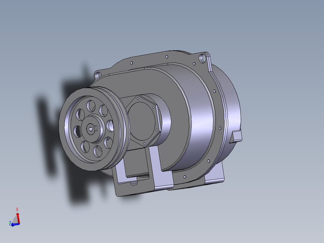三维直线振动筛激振器图纸（全套）