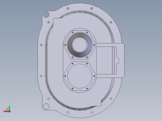 三维直线振动筛激振器图纸（全套）后视缩略图