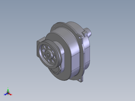 三维直线振动筛激振器图纸（全套）正等轴测缩略图