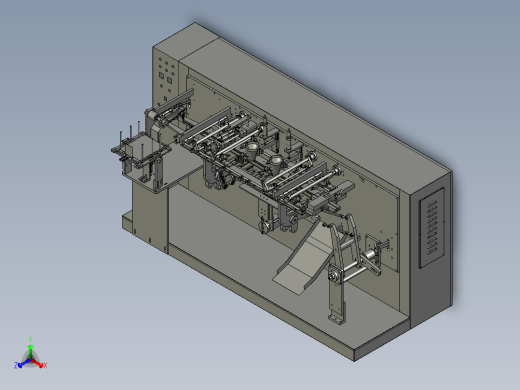 给袋水平式包装机图纸