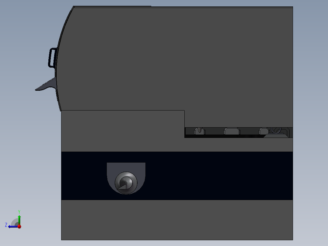 116PTM-3000数控机床右视图