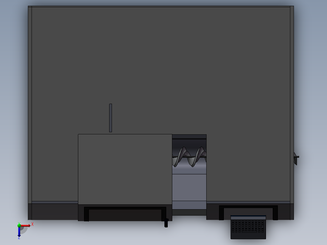 116PTM-3000数控机床俯视图