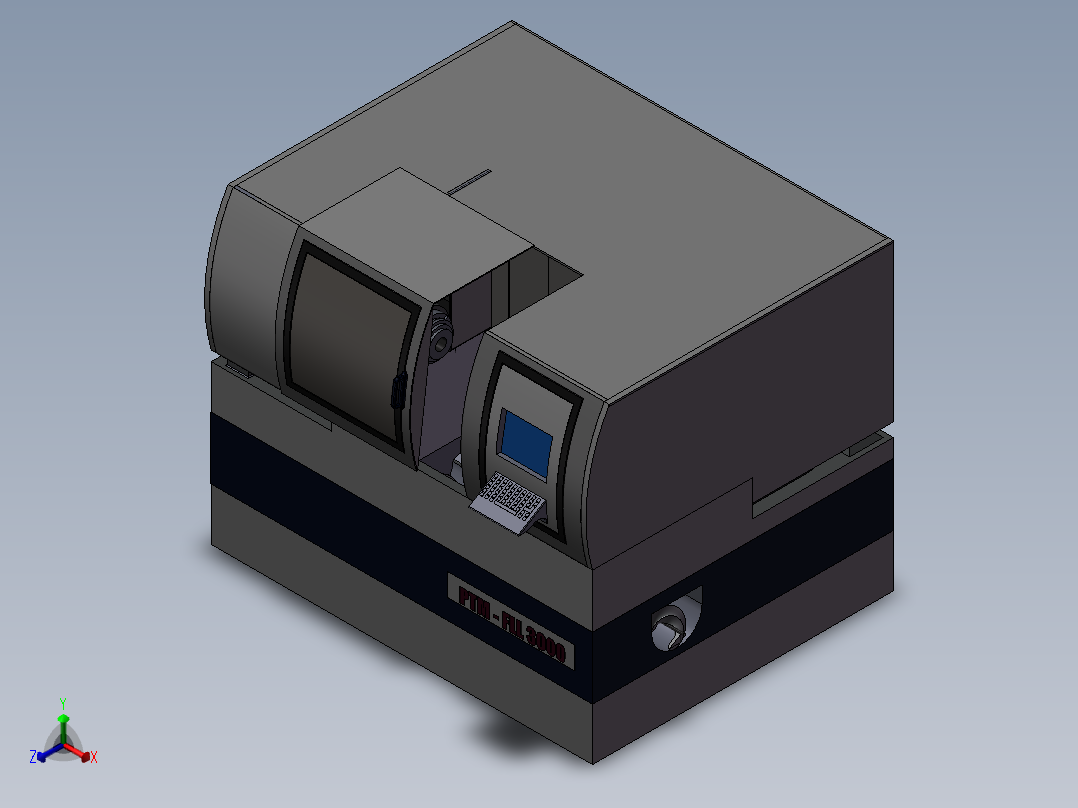 116PTM-3000数控机床正等轴测图