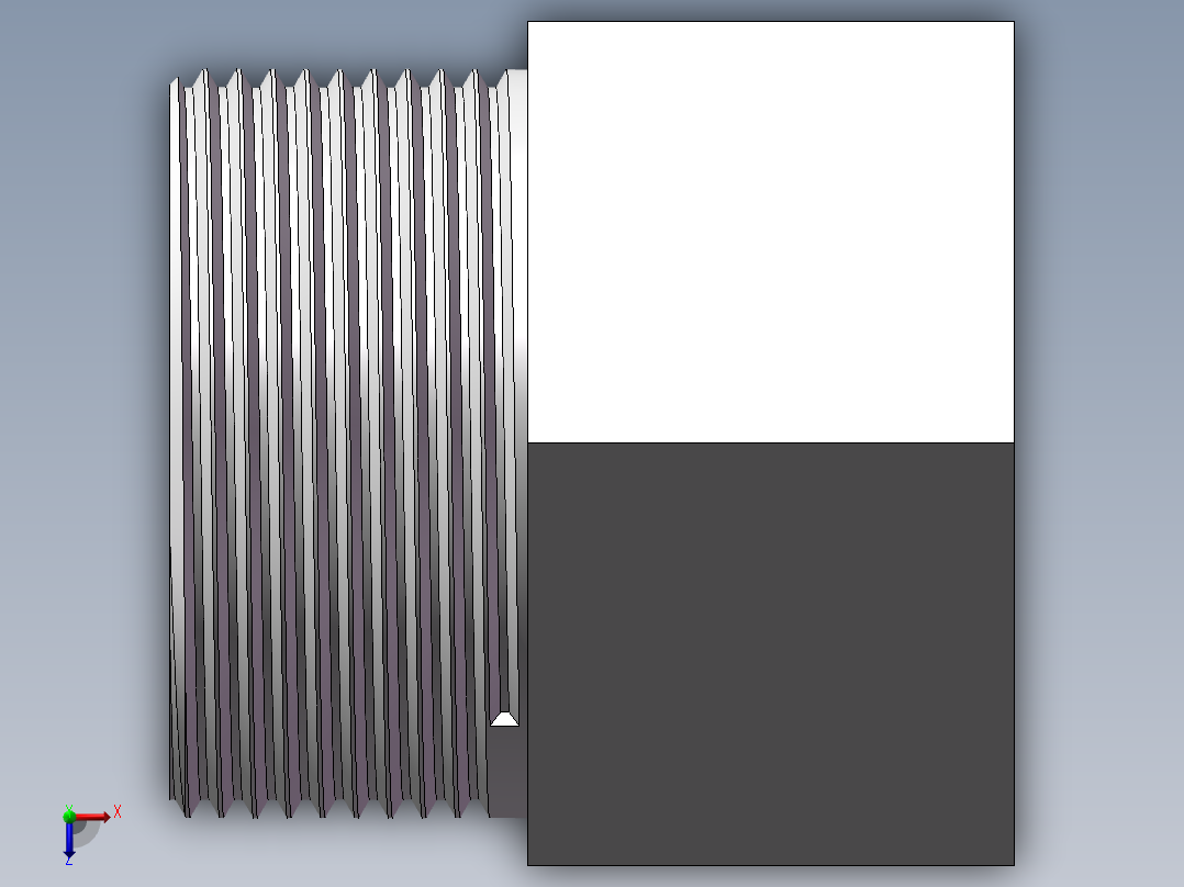 转接头-内外丝等径 DN40俯视图