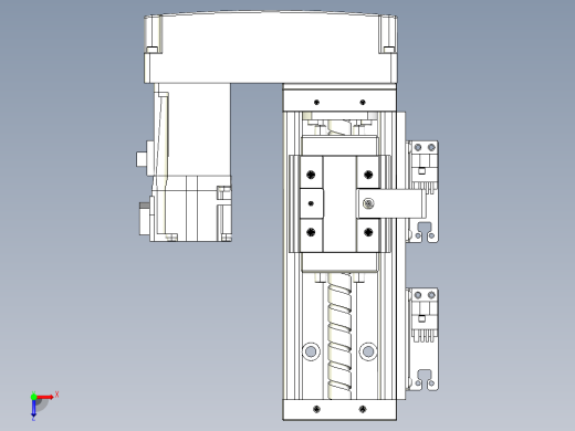 钢基模组-TPA-KSR-6005C-150A1-ML-H1S2俯视缩略图