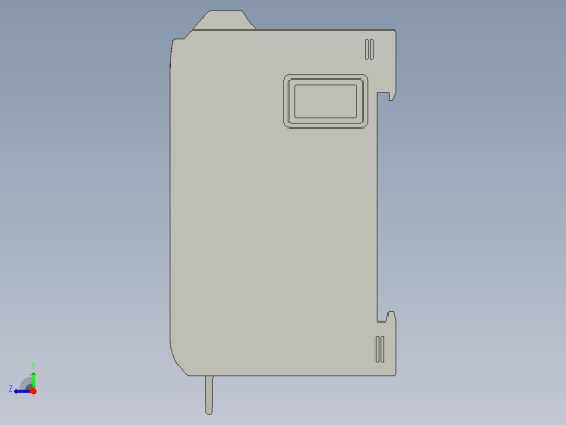 基恩士FS-R3_kc图纸模型右视缩略图