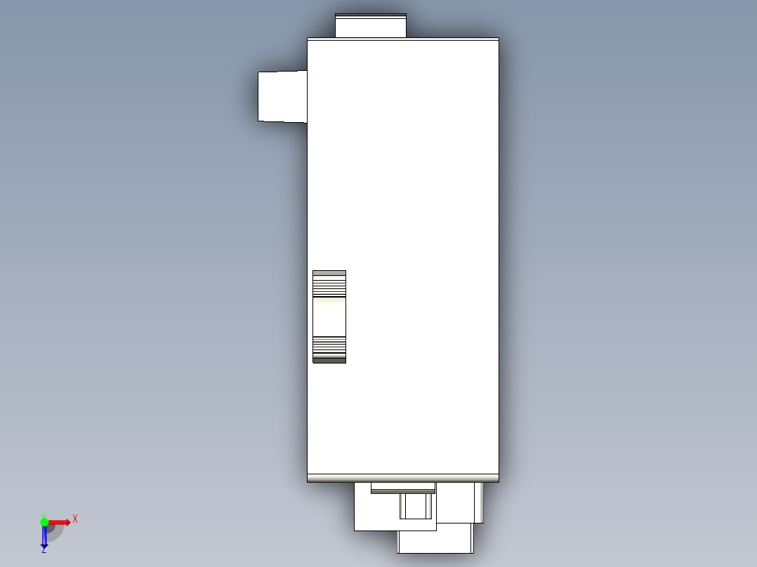 基恩士KV-DN20_kc图纸模型俯视图