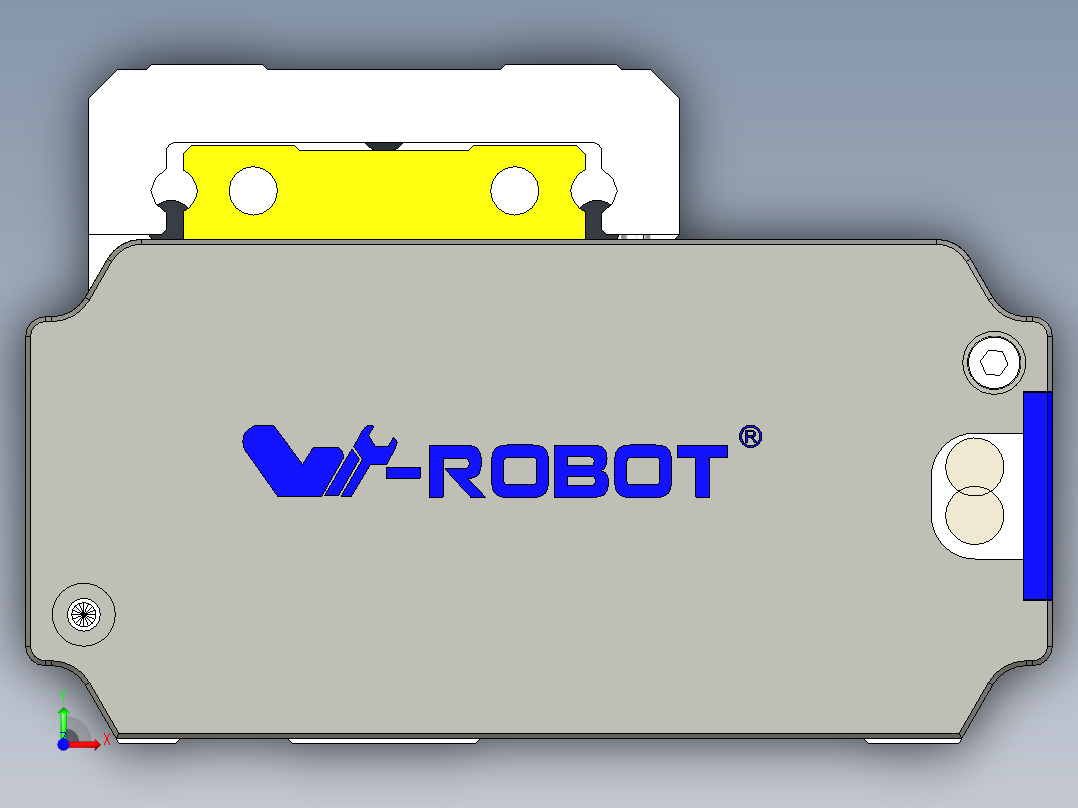 威洛博小滑台-LES25-L8-S100-BL前视图