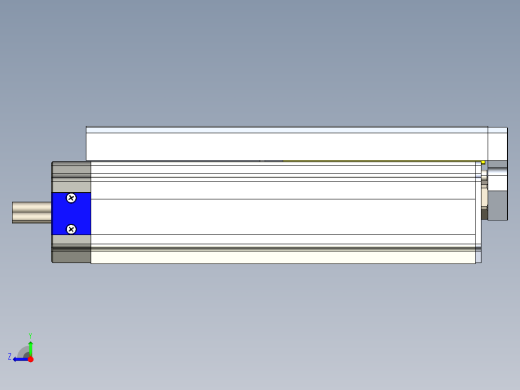 威洛博小滑台-LES25-L8-S100-BL右视缩略图