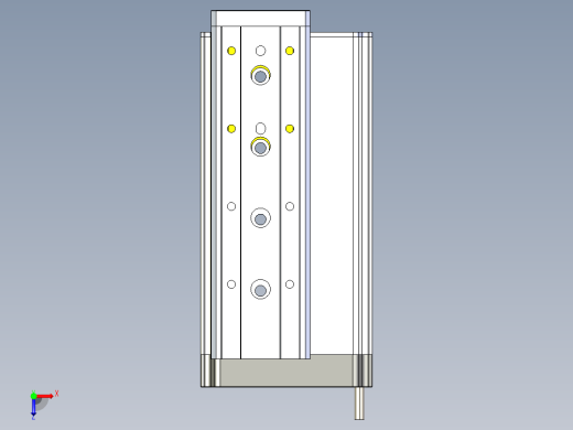 威洛博小滑台-LES25-L8-S100-BL俯视缩略图