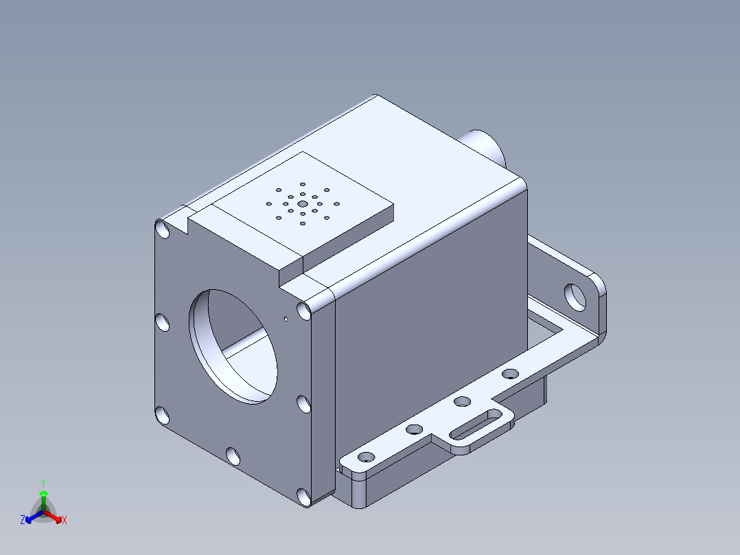 加工图纸正等轴测图