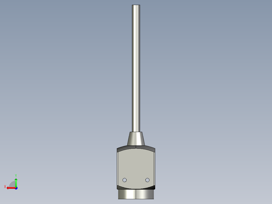 基恩士CV-070camera_kc图纸模型后视图