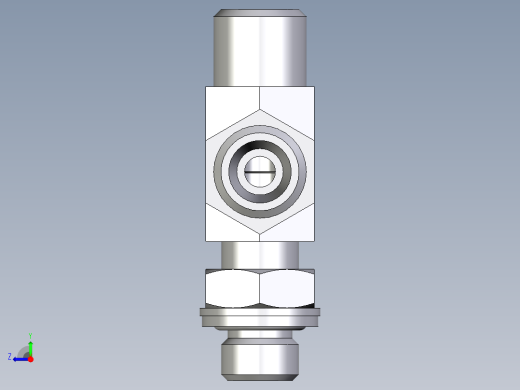 卡套式工业通用硬管接头EO_Adjustable_locknut_run_tee_LEE06LMOMDCF右视缩略图