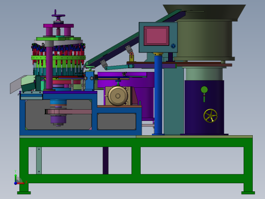 凸轮瓶盖组装机前视缩略图