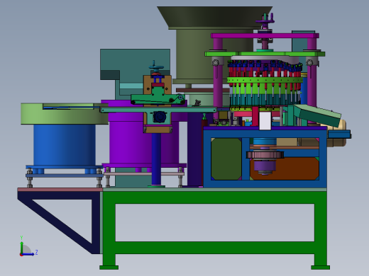 凸轮瓶盖组装机左视缩略图