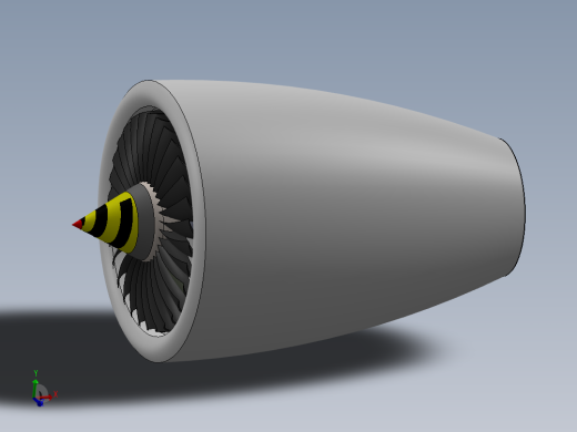 喷气发动机组件