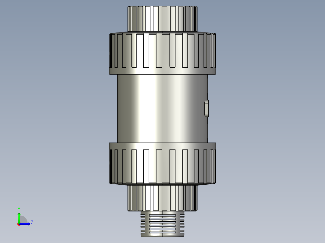双活接底阀终端止逆阀18款左视图