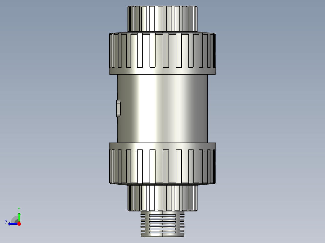双活接底阀终端止逆阀18款右视图