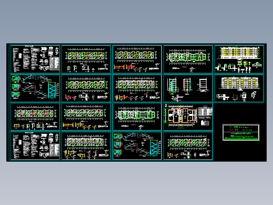 经典多层住宅全套图纸