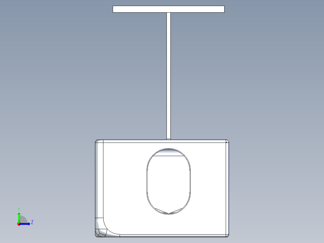 20英尺ISO储罐左视图