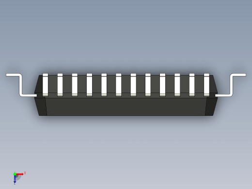 元器件3D封装QFP48_FPT-48P-M13155俯视缩略图