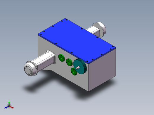 拖拉机变速箱的设计含SW三维图正等轴测缩略图