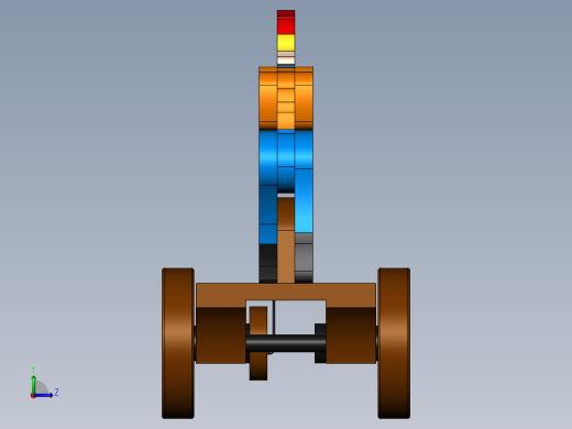 可动推车工人玩具左视缩略图