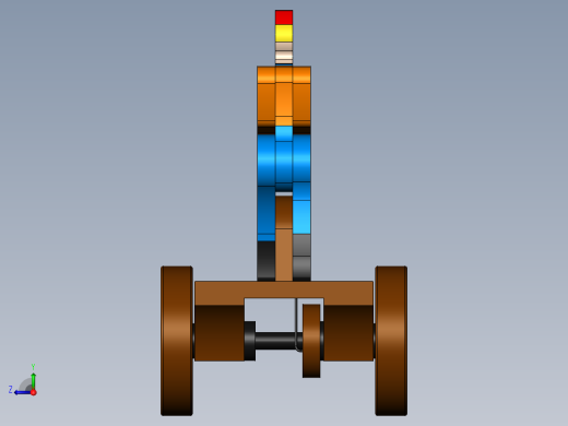 可动推车工人玩具右视缩略图