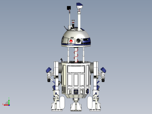 机器人R2D2 -包含配置器后视缩略图