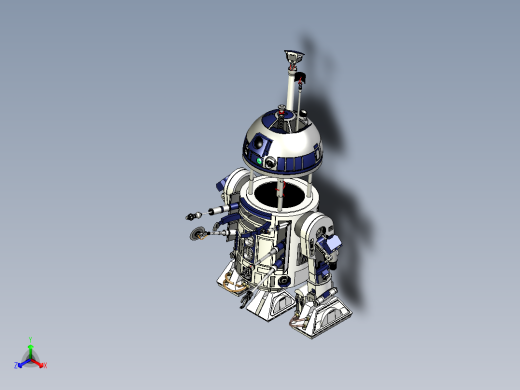 机器人R2D2 -包含配置器正等轴测缩略图
